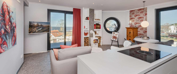 Appartement Ferienwohnung Lubmin Lobster Meerblick