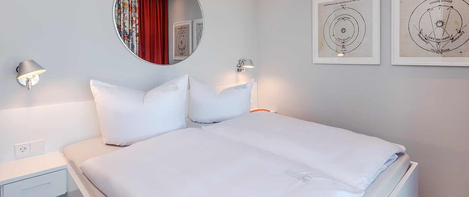 Appartement Ferienwohnung Lubmin Lobster Schlafzimmer
