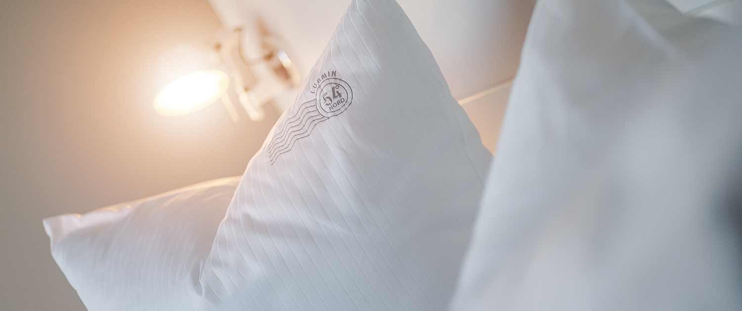 Appartement Ferienwohnung Lubmin Lobster Schlafzimmer Detail