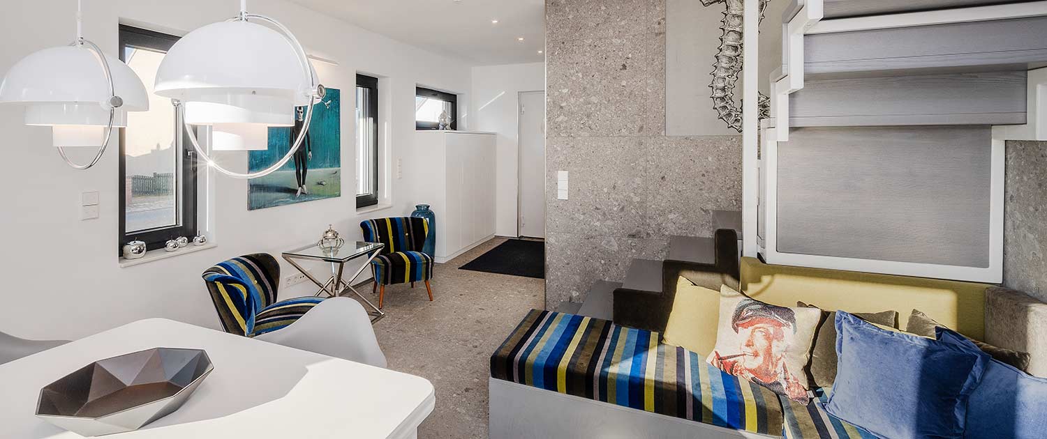 Appartement Ferienwohnung Lubmin Stormy Wohnbereich