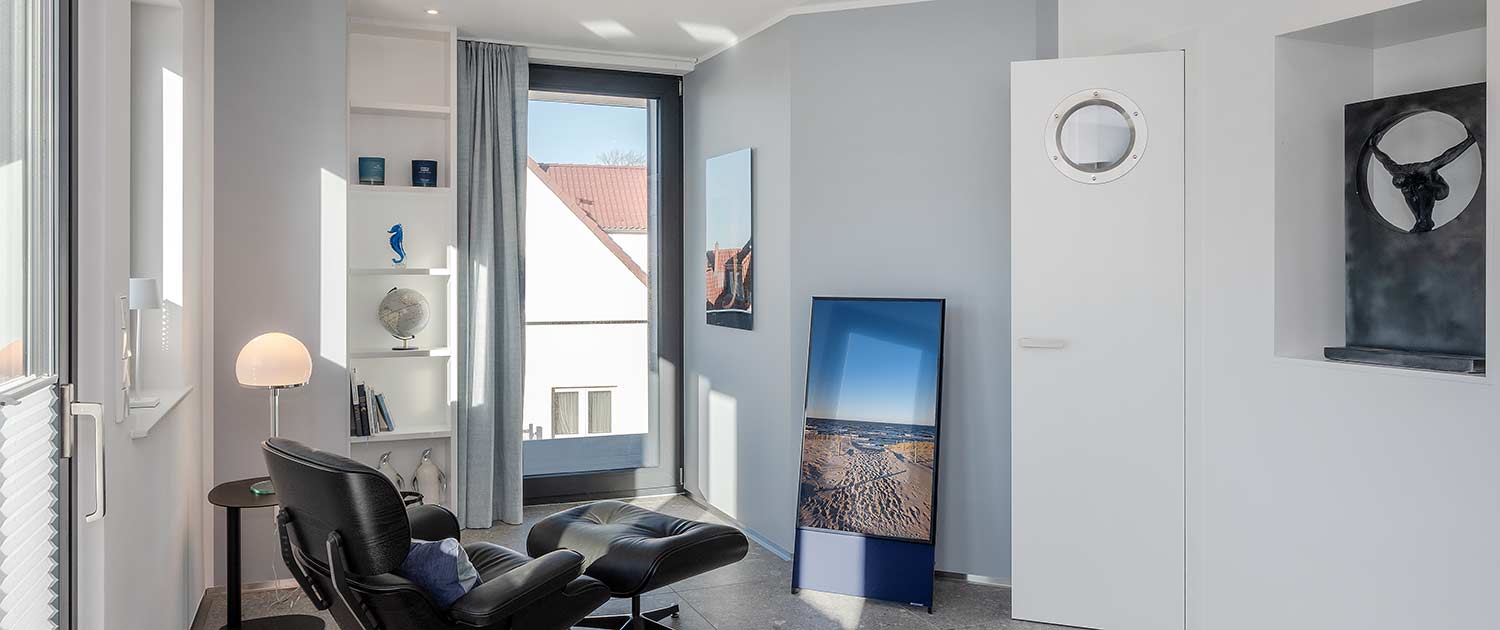 Appartement Ferienwohnung Lubmin Stormy Wohnbereich