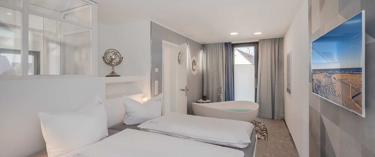 Appartement Ferienwohnung Lubmin Stormy Schlafzimmer